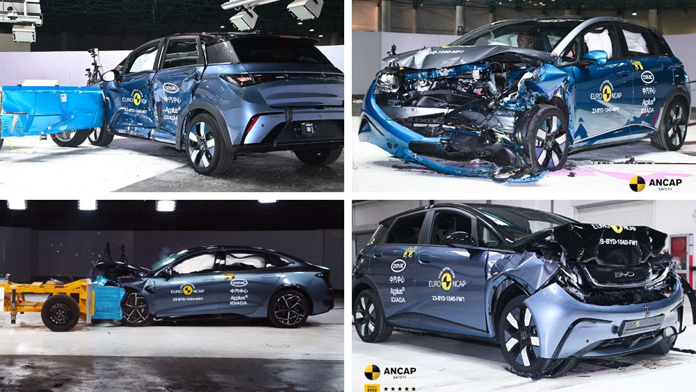Trifecta de tests pour BYD : les voitures électriques BYD Seal et Dolphin 2024 obtiennent toutes deux les meilleures notes en matière de sécurité - Car News