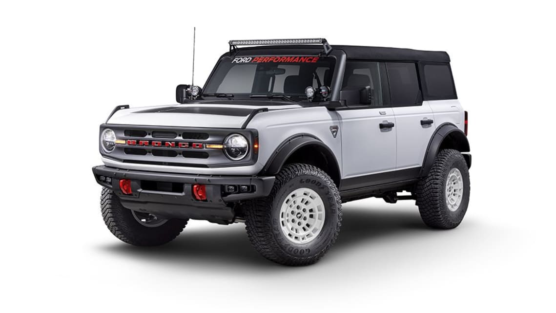 Un concept « Bronco Sport Blue Free Wheeling » était également exposé.