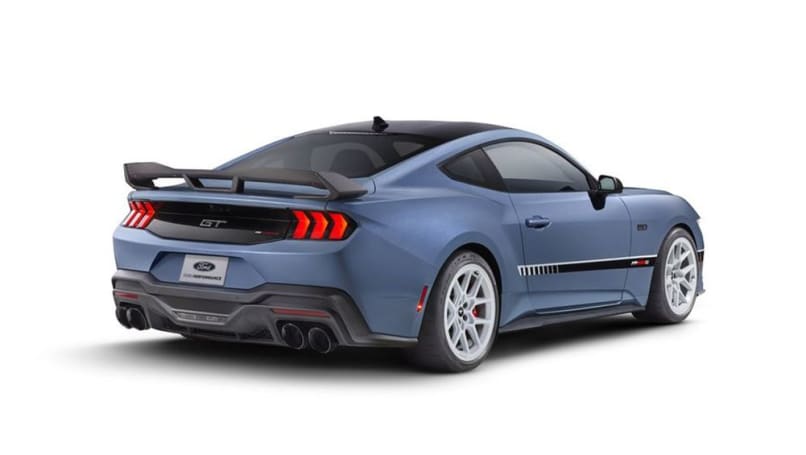 La nouvelle Ford Mustang est exposée au SEMA, qui n'est pas encore arrivée en Australie.