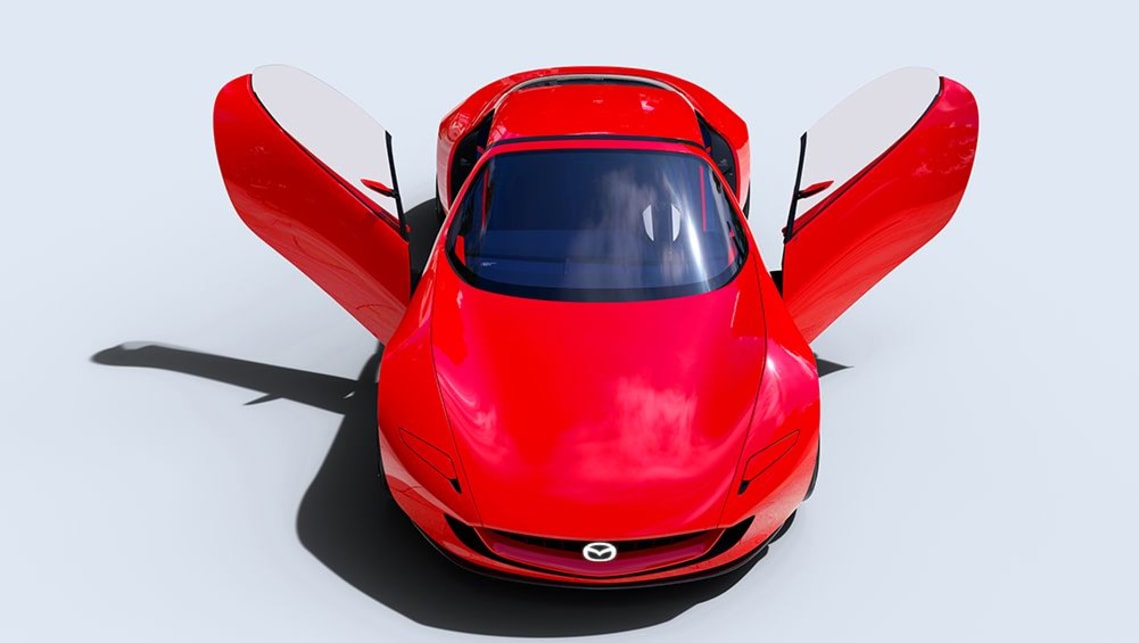 L'Iconic SP est doté d'une carrosserie de coupé et d'un moteur à double rotation qui agit comme un prolongateur d'autonomie pour un groupe motopropulseur électrique.
