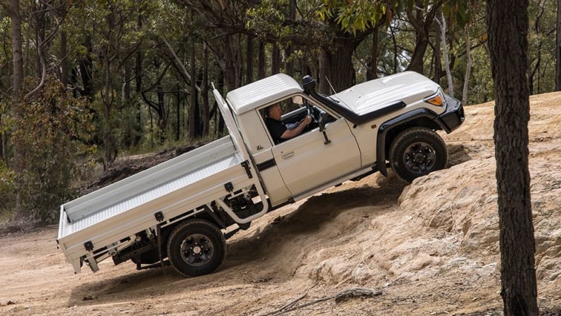 La série 70 est un 4x4 carré à l’ancienne. (Image : Glen Sullivan)