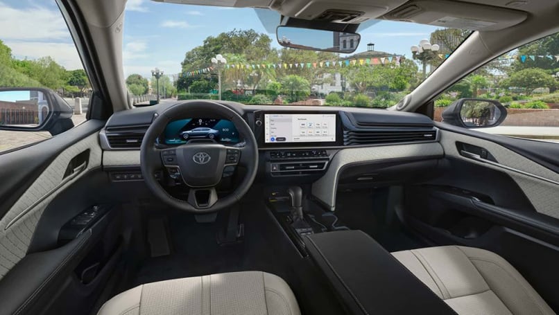La nouvelle Camry adoptera également un système de commande vocale.