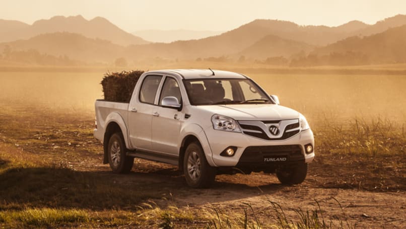 Foton propose sa double cabine Tunland en Australie depuis 2012.