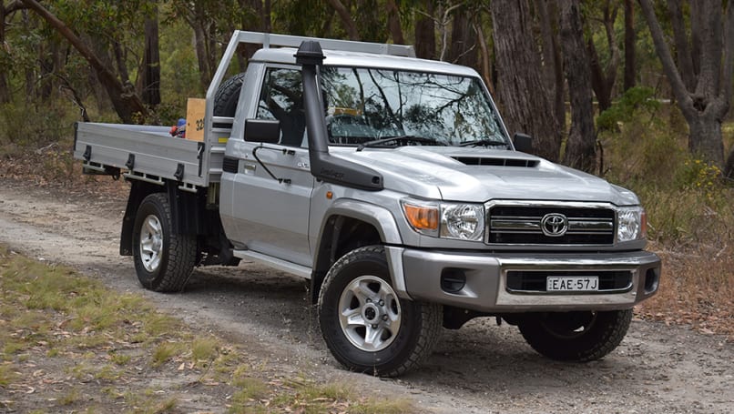 Le LandCruiser de la série 70 a sans vergogne un caractère bourru et agricole.