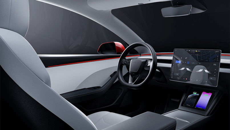 Le Model 3 dispose d'un écran multimédia de 15,4 pouces.