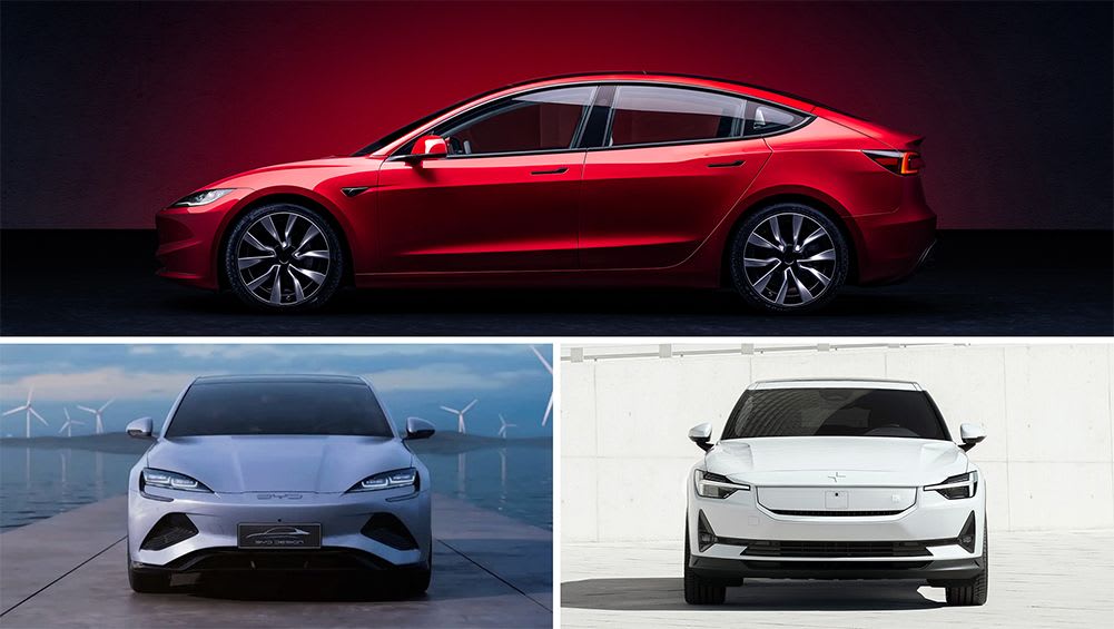 Tesla Model 3 2024 vs Polestar 2 vs BYD Seal : comment ces trois rivaux directs des voitures électriques se comparent-ils en termes de chiffres ?  - Actualités automobiles