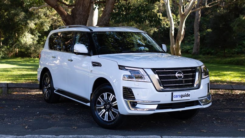 Le Patrol Ti-L haut de gamme est équipé d'un moteur essence V8 de 5,6 litres.  (Image : Dean McCartney)