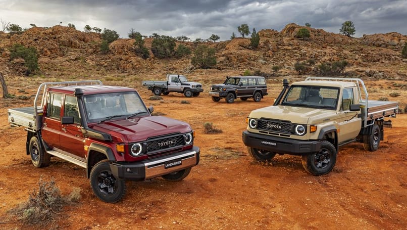 La série 70 améliorée a adopté un moteur turbodiesel à quatre cylindres de 2,8 litres.