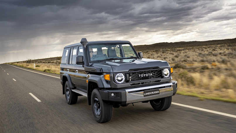 Le LC70 est disponible sous les formes ute, Wagon et Troop Carrier.