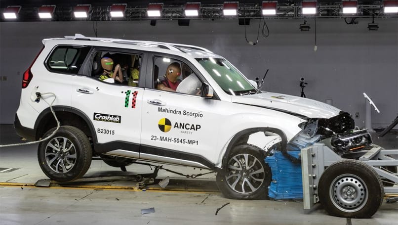 Lors des tests ANCAP les plus récents, le SUV Mahindra Scorpio a reçu une note de zéro étoile.