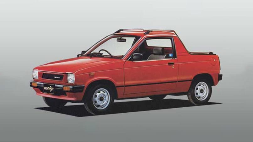 La Suzuki Mighty Boy du milieu des années 1980 mesure 3,2 m de long.  (Image : Équipe Mightyboy)