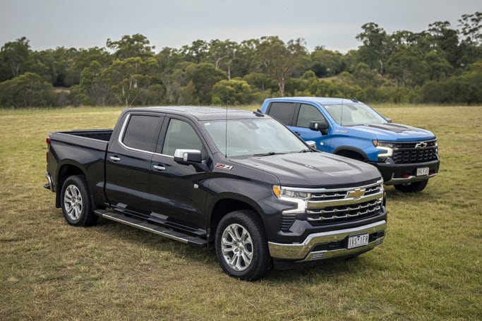 Le pick-up Chevrolet Silverado mesure 5931 mm.