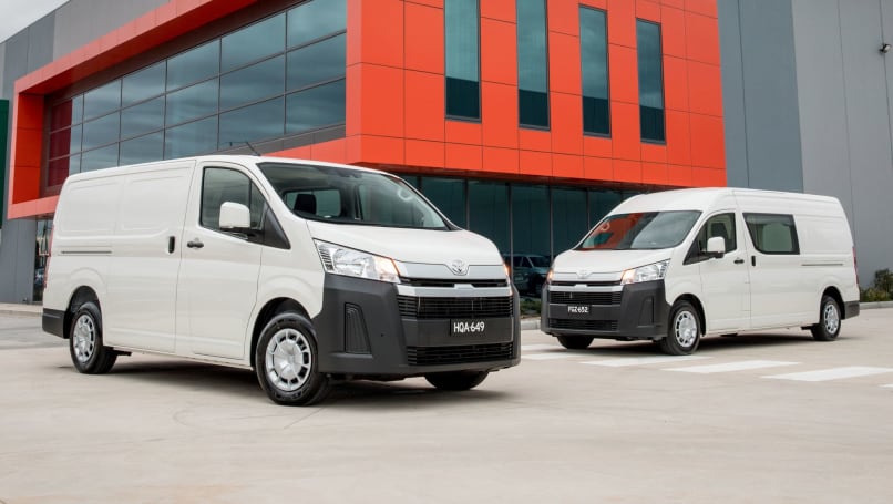 Le fourgon commercial HiAce sur lequel est basée la Granvia reçoit une augmentation de prix similaire pour 2024.
