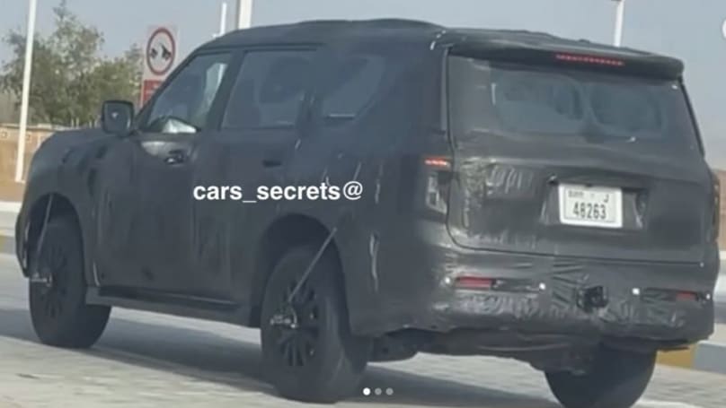 Nissan Patrol Y63 espionné lors de tests