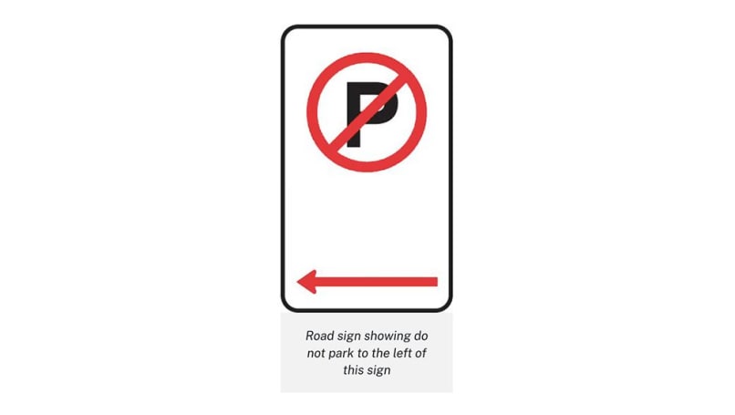 Alors qu'un panneau Interdiction de stationnement signifie que vous ne pouvez pas laisser votre voiture dans cette zone pendant une période prolongée, vous pouvez (d'une manière générale) vous arrêter suffisamment longtemps pour déposer des passagers.  (Image : nsw.gov.au)