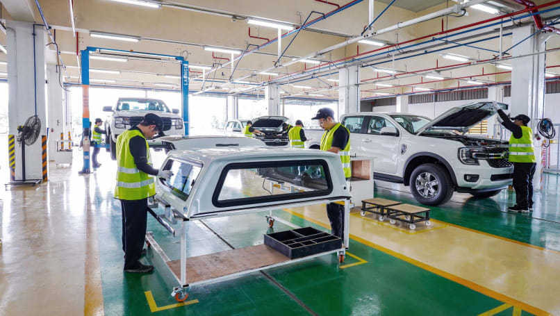 Ford affirme que les nouveaux accessoires réduiront les temps d'attente pour les véhicules à destination de l'Australie en réduisant les goulots d'étranglement dans les délais de livraison.