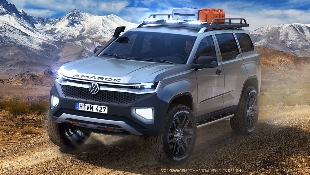 Il s'agit du SUV Volkswagen Amarok, un frère du Ford Everest 4WD qui n'est pas encore devenu un modèle de production - Car News