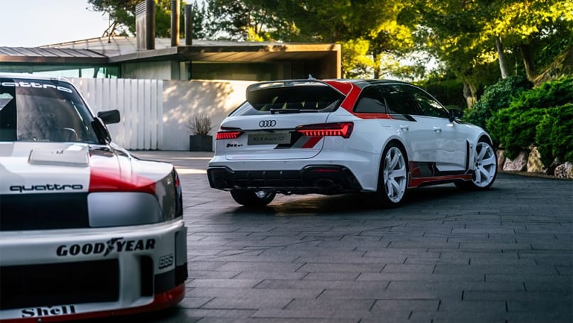 Au cours des trois premières teintes, les acheteurs auront la possibilité de choisir des jeux de décalcomanies utilisant comme points forts le noir, le gris et le rouge emblématiques d'Audi Sport.