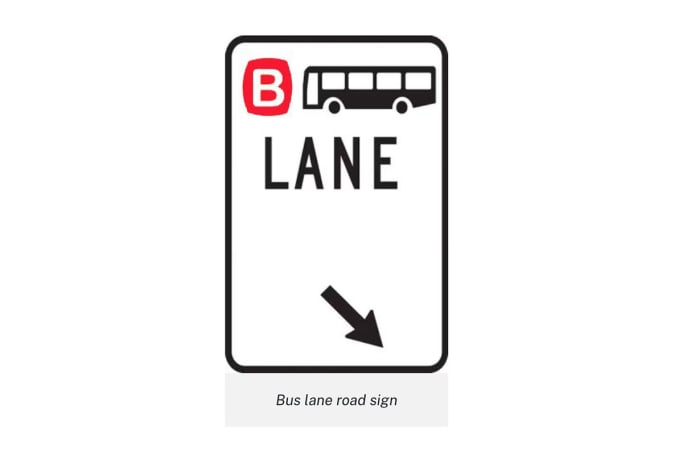 Toutes les voies de bus ne sont pas toujours actives.  (Image : nsw.gov.au)