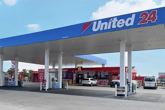 United E85 (« mélange de course ») en Australie est un mélange de carburant composé à 85 % d'éthanol et à 15 % de Premium 98 avec un indice d'octane de 107. (Image : United Petroleum)