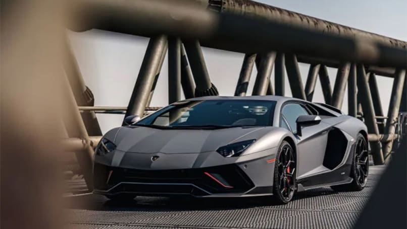 Lamborghini Aventador présentée ici