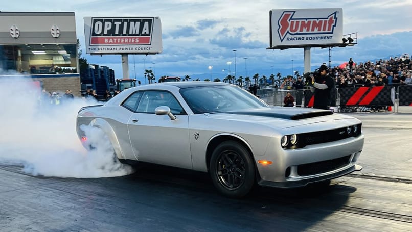 Les passagers de la Dodge Challenger SRT Demon en pleine accélération font l'expérience de 2,004G, selon un rapport de JD Power.