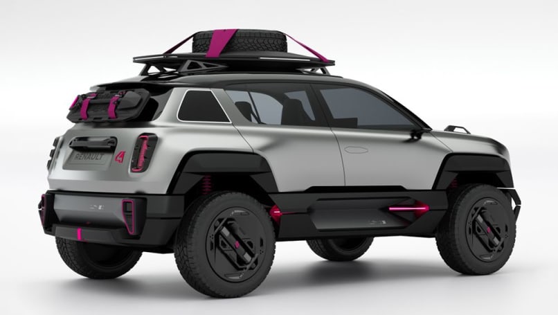 La version de production de la R4 E-Tech sera moins extrême que ce concept.