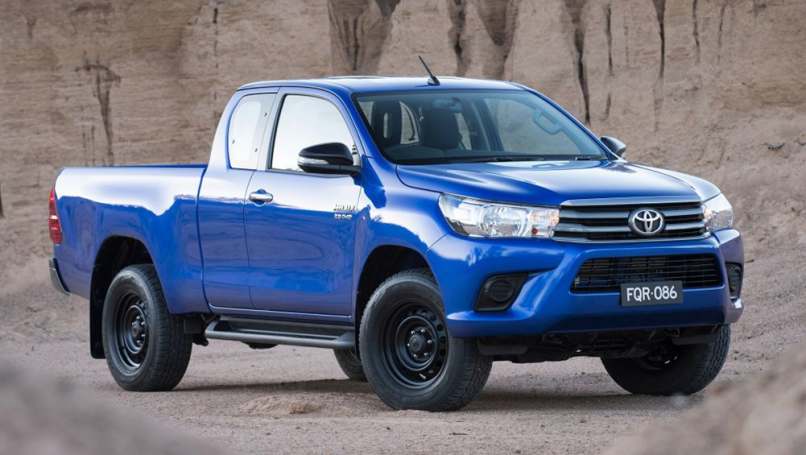 Le Toyota HiLux existant remonte au milieu de la dernière décennie, comme le montre cet exemple de 2018.