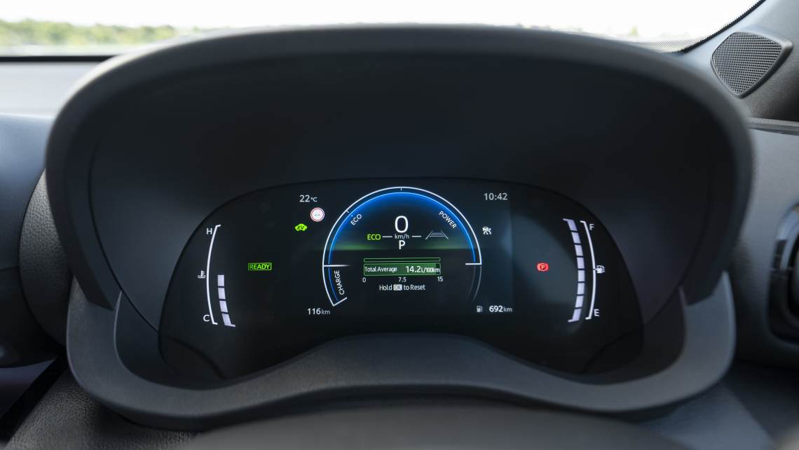 La Yaris Cross est dotée d'un nouveau groupe d'instruments numériques de 7,0 pouces.