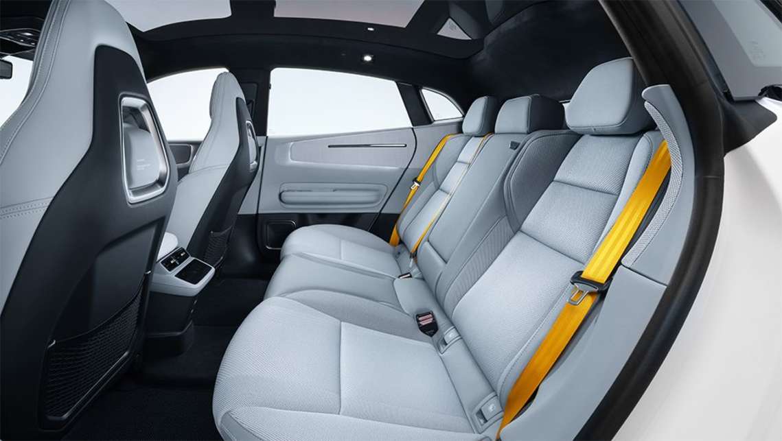 La Polestar 4 utilise un textile tricoté en 3D, appelé Tailored Knit.