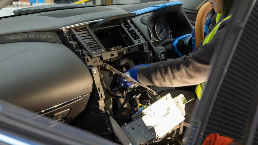 Ligne de production du Nissan Warrior