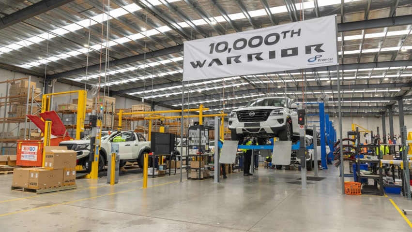 Ligne de production du Nissan Warrior