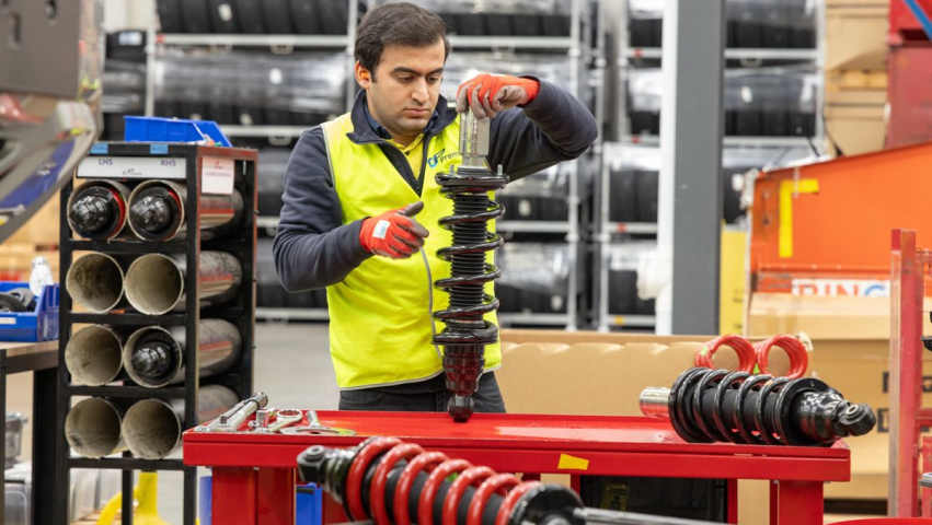 Ligne de production du Nissan Warrior