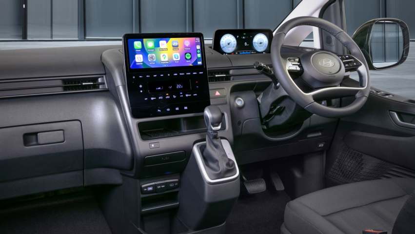 Intérieur du Hyundai Staria 2025.