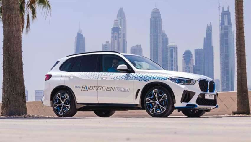 Prototype de la BMW iX à hydrogène