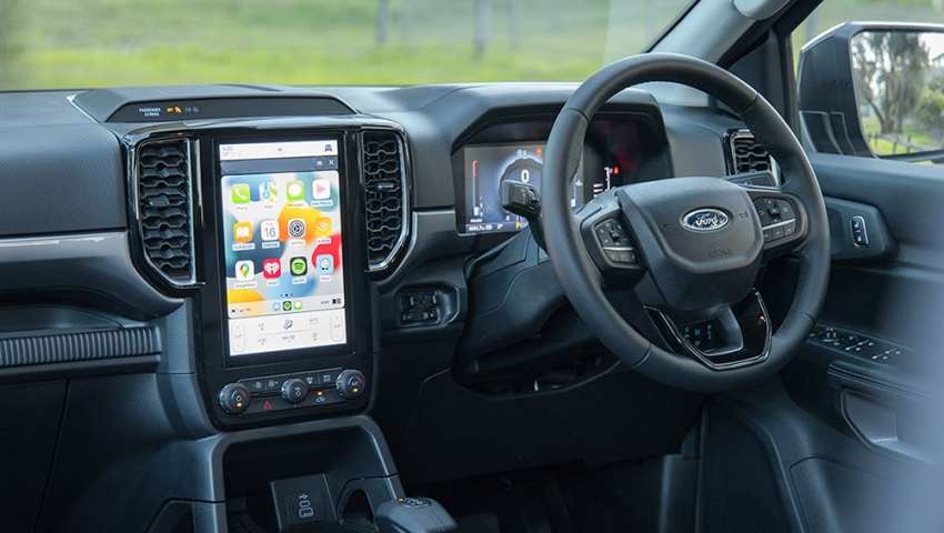 Intérieur du Ford Ranger Sport 2024