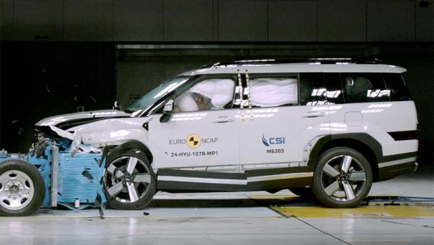 Essai de collision du Hyundai Santa Fe 2025
