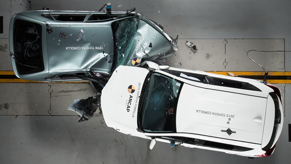 Votre nouvelle voiture est-elle vraiment plus sûre : comment une vieille Toyota Corolla ou Hyundai i30 réagirait-elle en cas d'accident avec un modèle plus récent ? La réponse pourrait vous surprendre - Actualité automobile