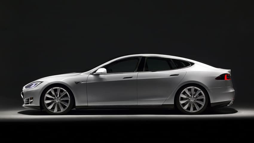Tesla modèle S 2012.