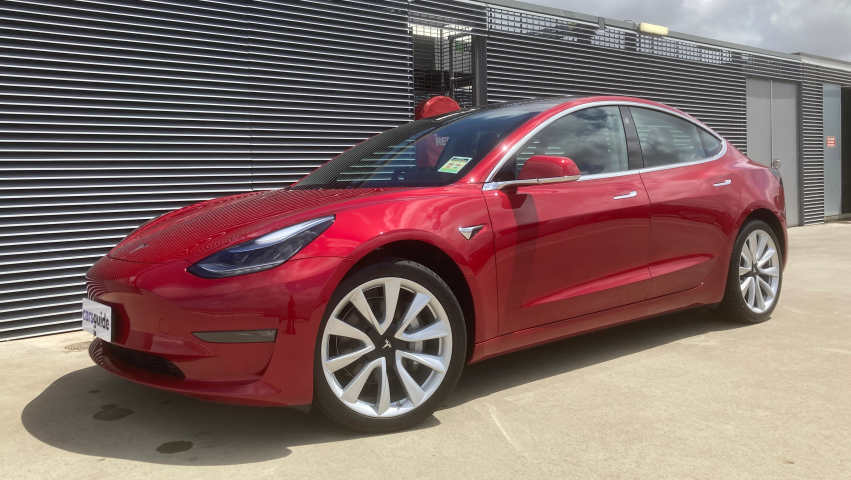 Tesla Model 3 2017. (image : Byron Mathioudakis)
