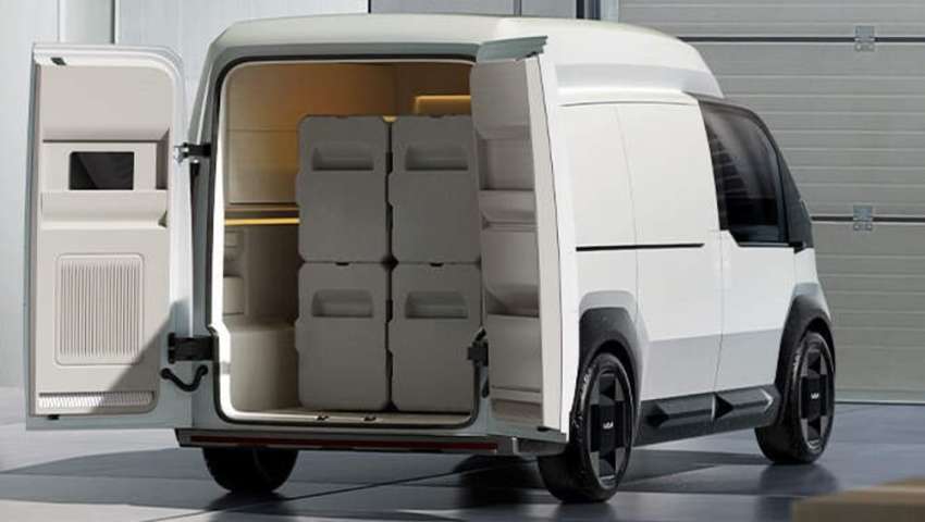 Concept de fourgon à toit surélevé Kia PV5 2025