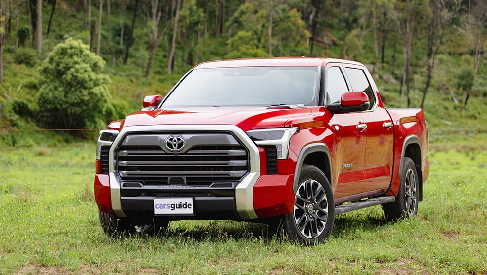 Qu'est-il arrivé à la prise de contrôle de Tundra? Les ute les plus chers de Toyota ressemblent à une défaillance rare pour le géant japonais en Australie car il est vendu par Ram 1500, Chevrolet Silverado et Ford F-150 - CAR