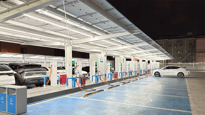 Une station de charge de Sinopec à Zhejiang
