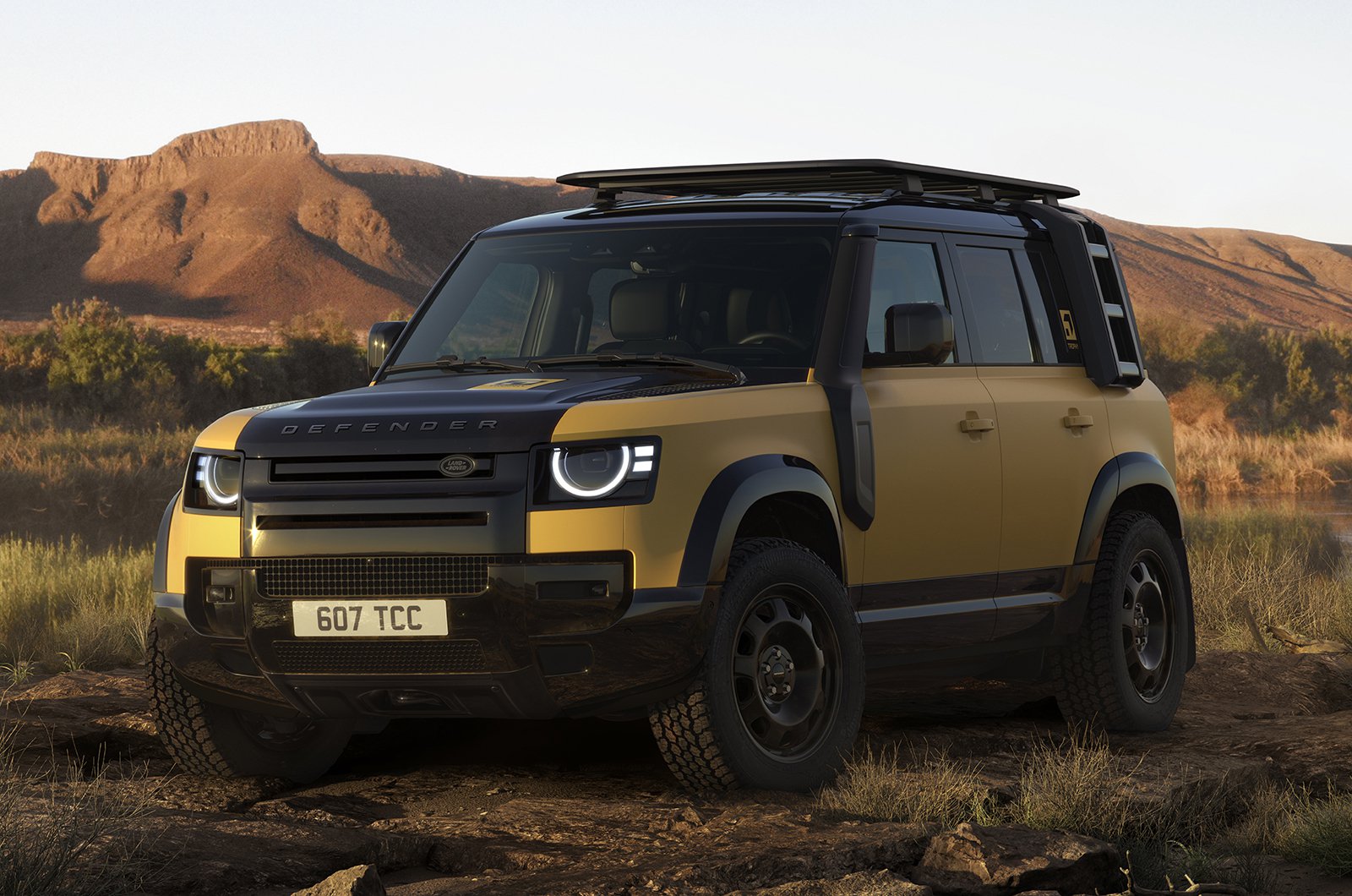 New Land Rover Defender 110 Trophy Edition ajoute un kit robuste robuste