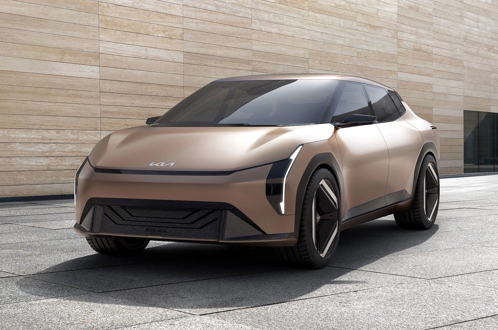 Kia concept ev4 avant gauche statique