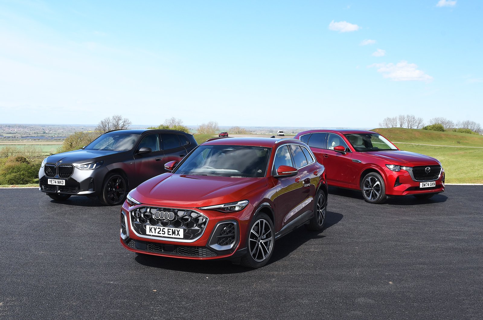 Nouveau Audi Q5 vs BMW X3 vs Mazda CX-80