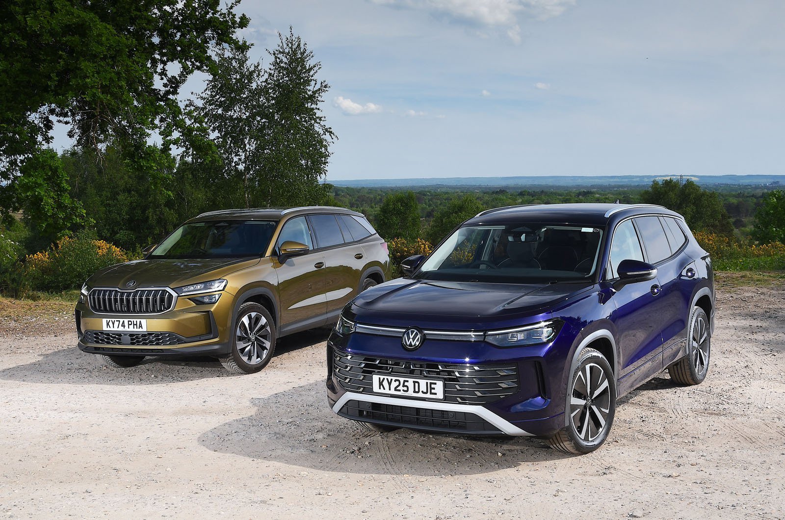 Nouveau Volkswagen Tayron vs Skoda Kodiaq