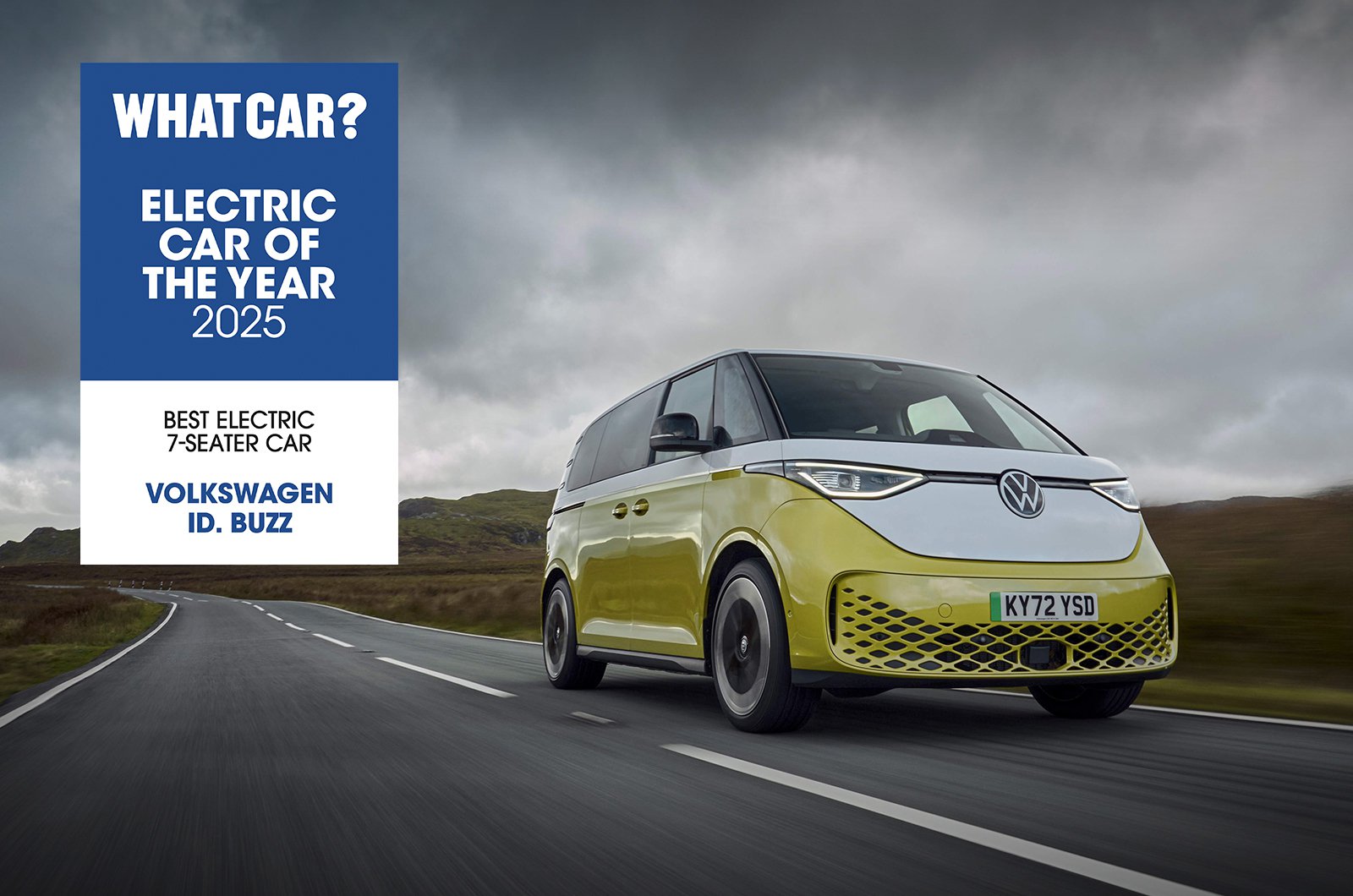 Identifiant Volkswagen. Buzz remporte le prix du meilleur 7 places électrique