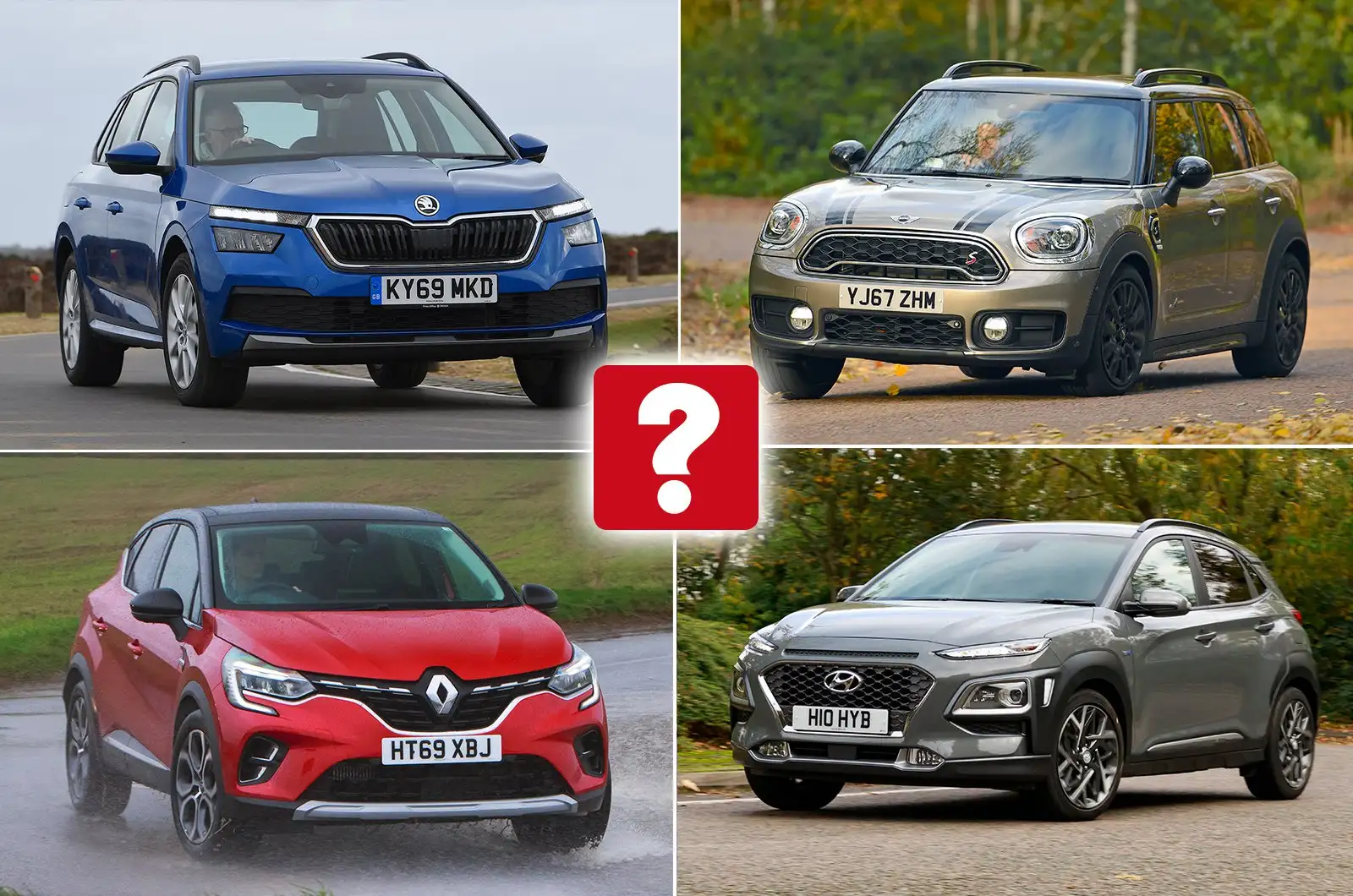 Black Cupra Born front three-quarter image with Electric Car of the Year logos