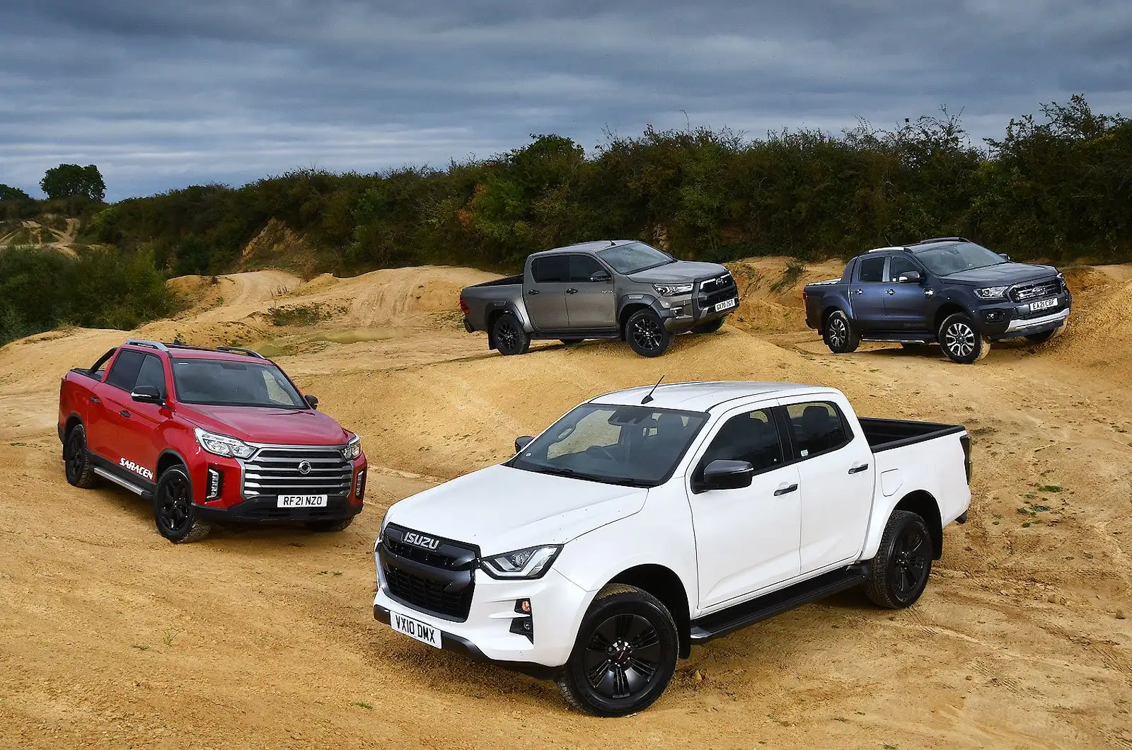 Ford Ranger front driving